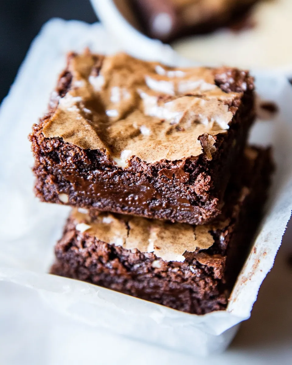 Delicious Espresso Chocolate Chip Brownies shot