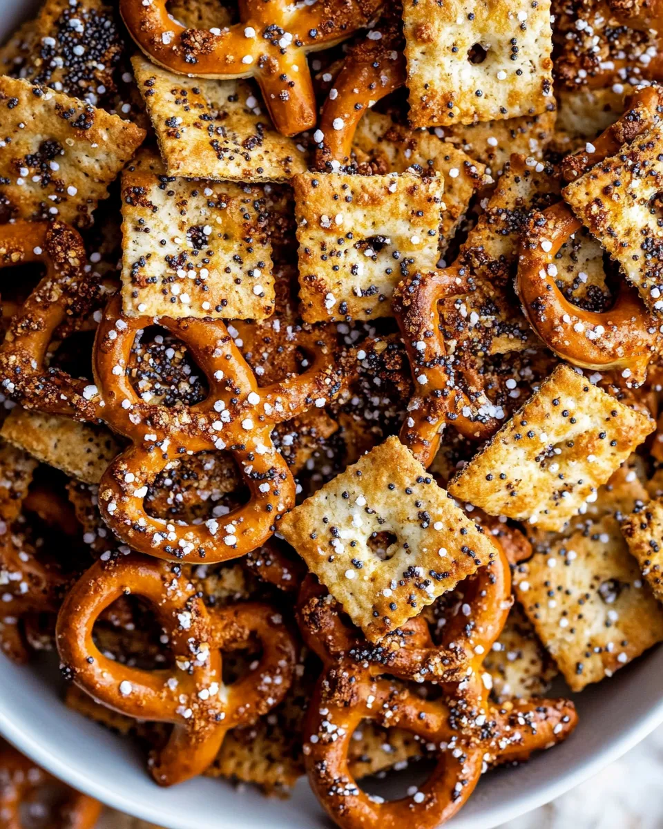Quick Everything Ranch Crackers and Pretzels. photo