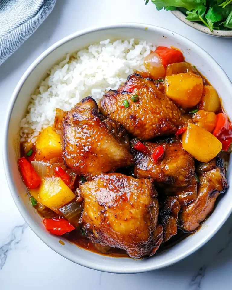 Homemade Filipino Chicken Asado photo