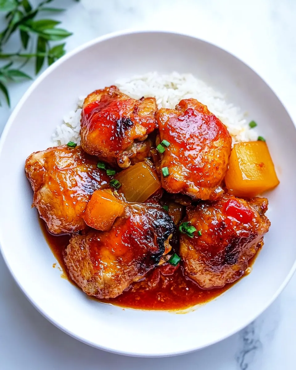 Classic Filipino Chicken Asado image