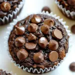 Homemade Flourless Chocolate Blender Muffins photo