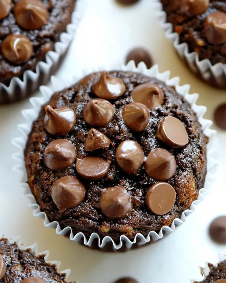 Homemade Flourless Chocolate Blender Muffins photo