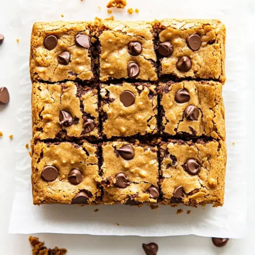 Easy Flourless Peanut Butter Blondies photo