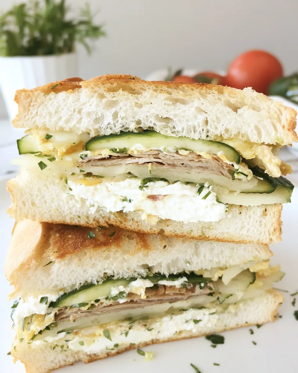 Classic French Connection Sandwich (Two Ways) shot