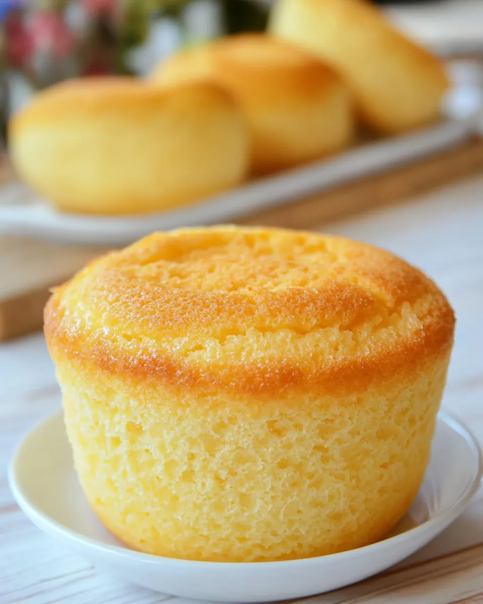 Classic French Cupcakes (Brioche) Recipe image