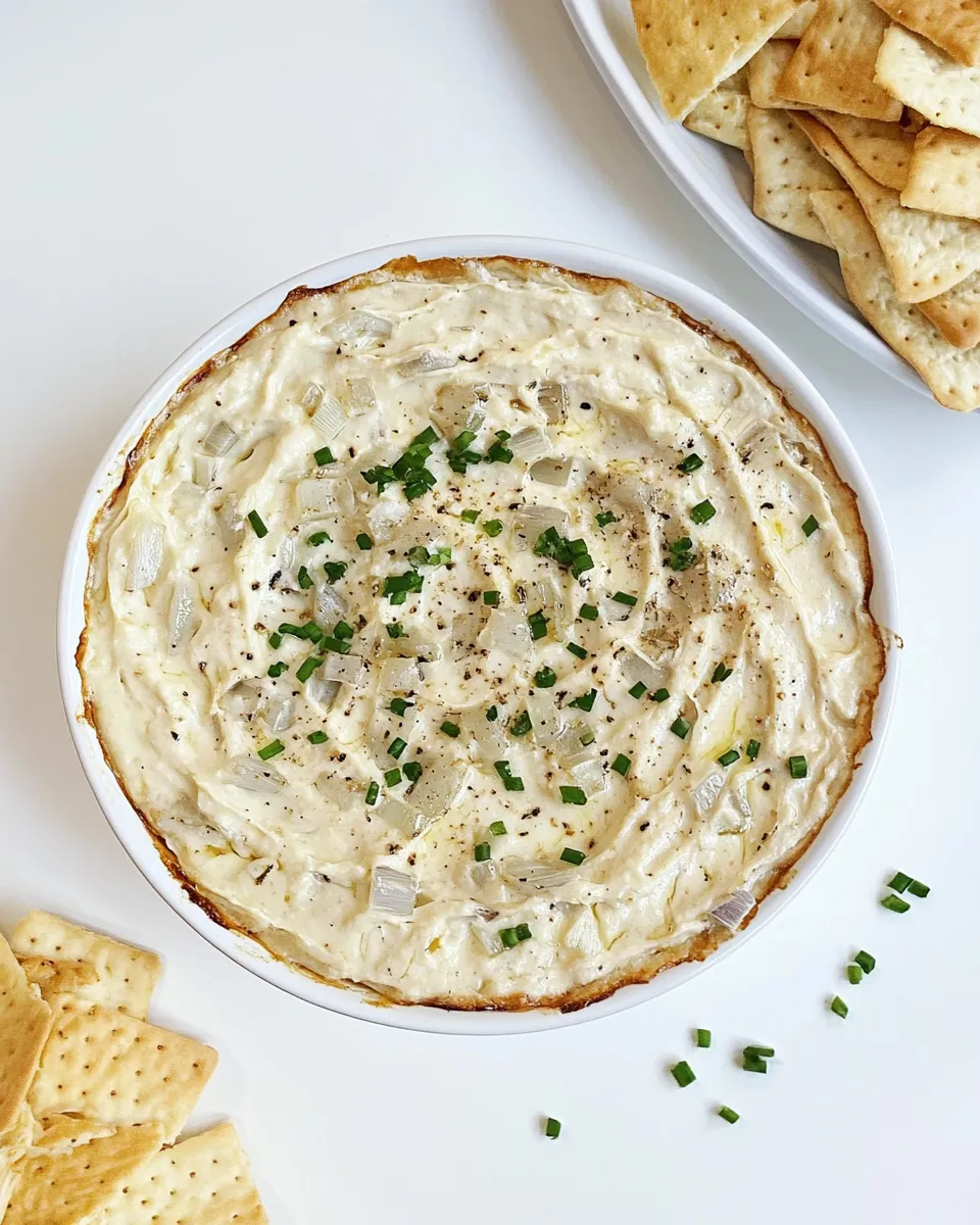 Easy French Onion Dip recipe photo
