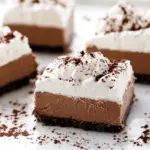 Homemade French Silk Pie Bars recipe image