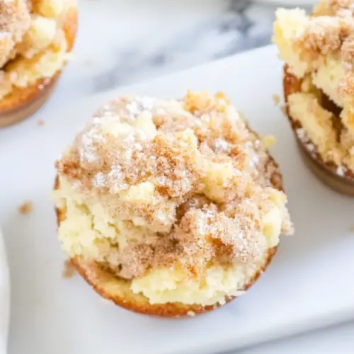 Homemade French Toast Muffins with Cinnamon Streusel photo