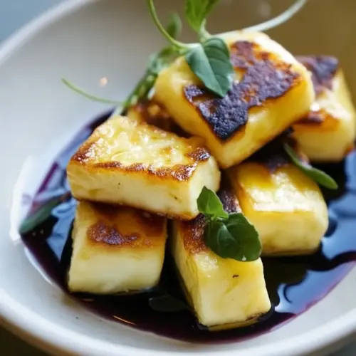 Homemade Fried Halloumi Cheese photo