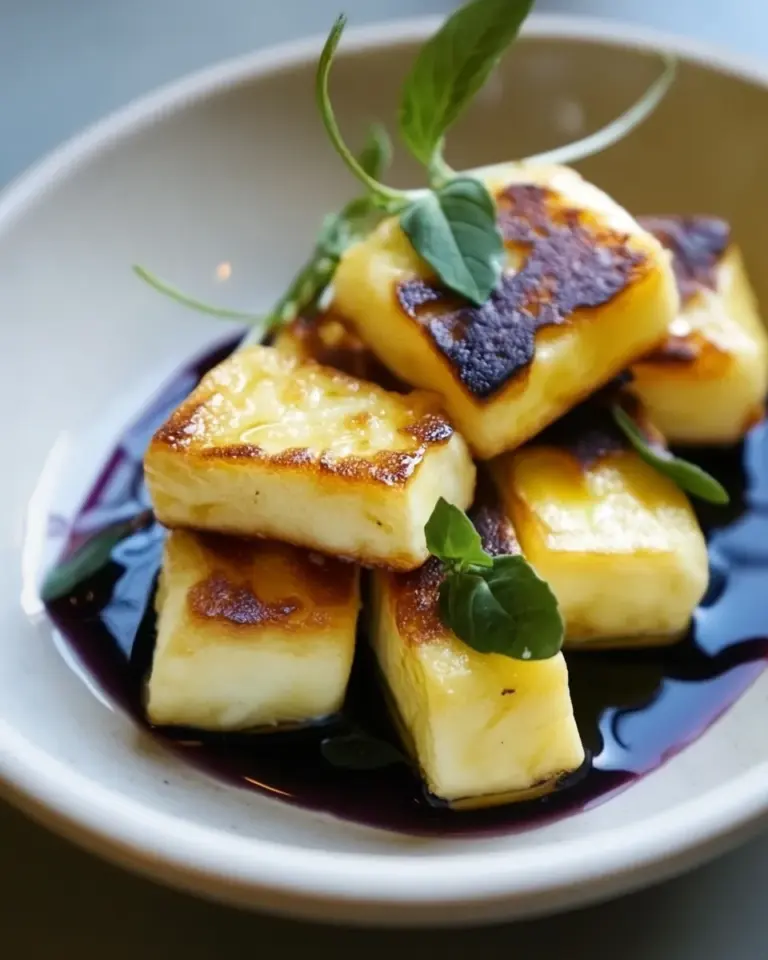 Homemade Fried Halloumi Cheese photo