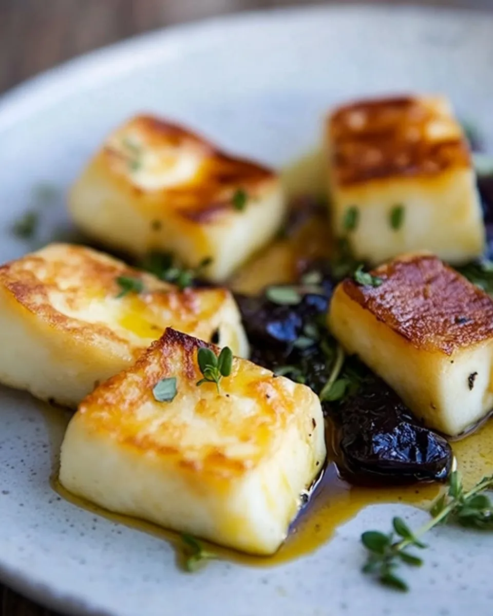 Easy Fried Halloumi Cheese recipe photo