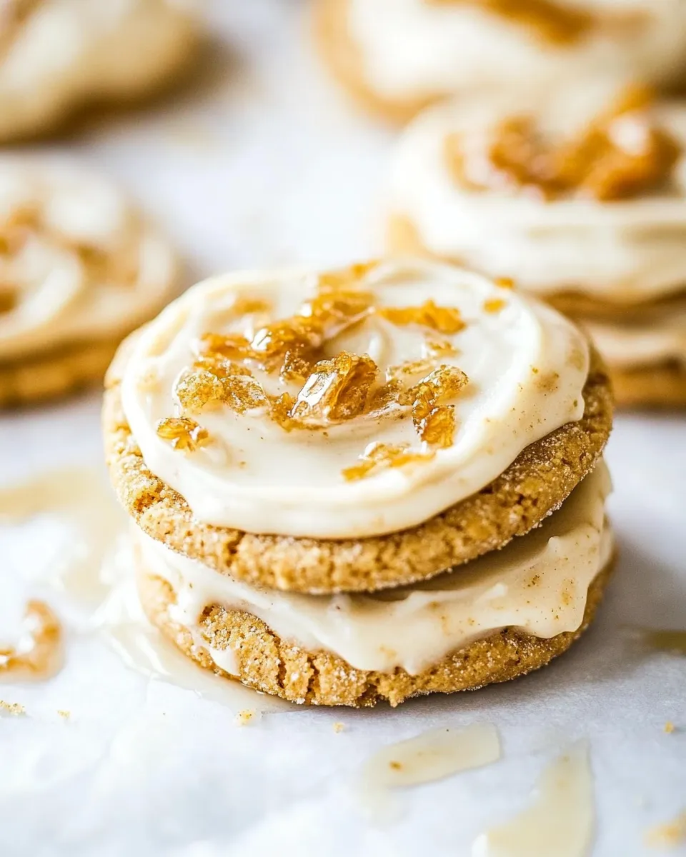 Classic Frosted Honey Graham Cookies image