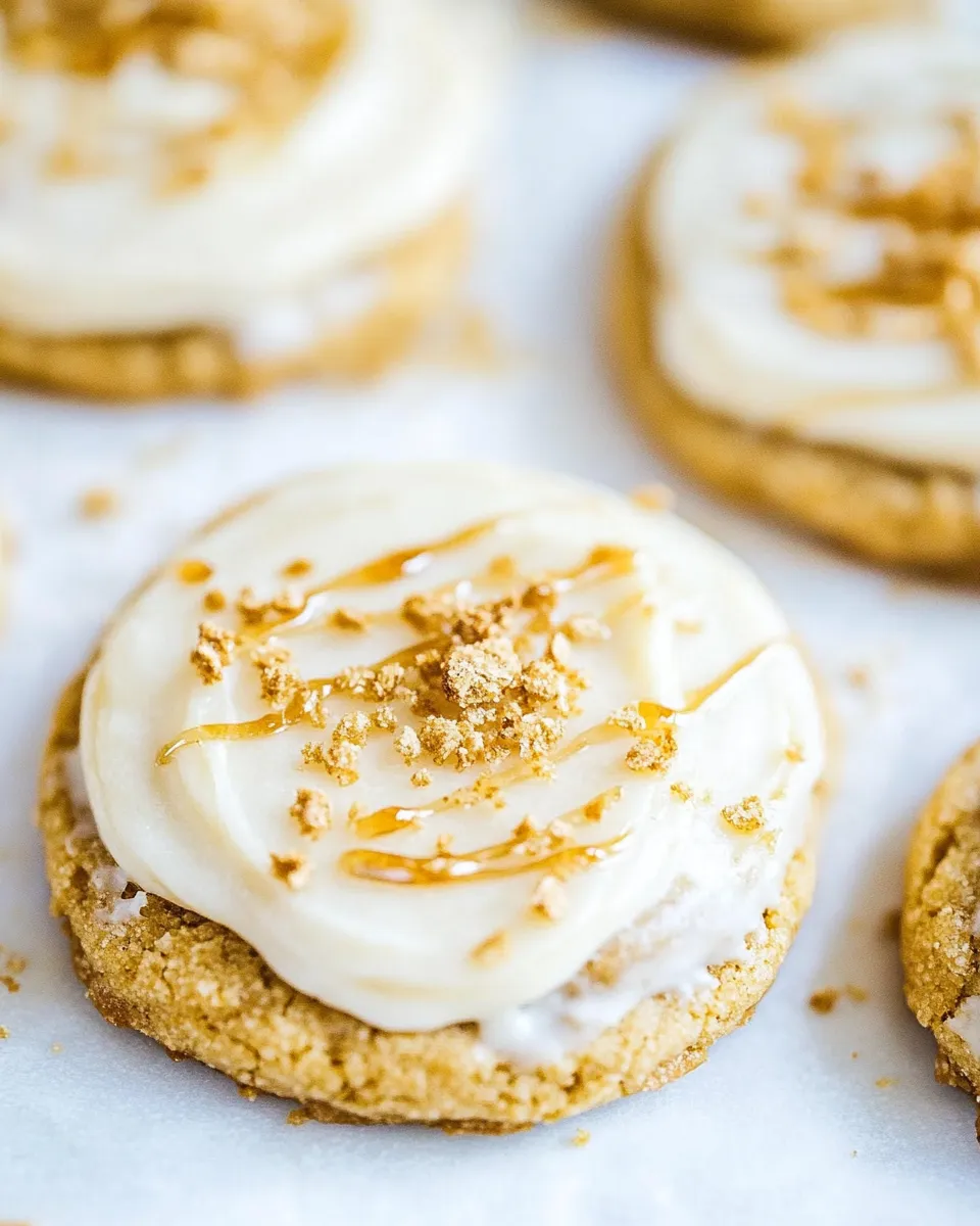 Delicious Frosted Honey Graham Cookies shot