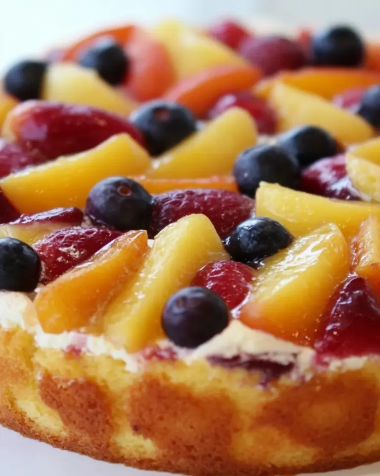 Homemade Fruit Pastry Cake photo