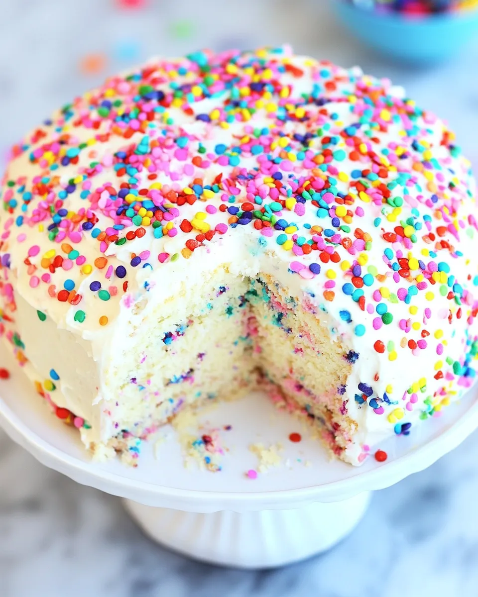 Classic Funfetti Cake image