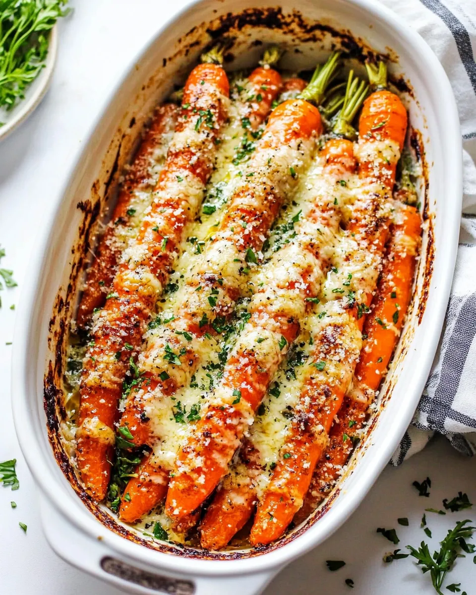 Easy Garlic Butter Parmesan Carrots (The best carrots ever!) recipe photo