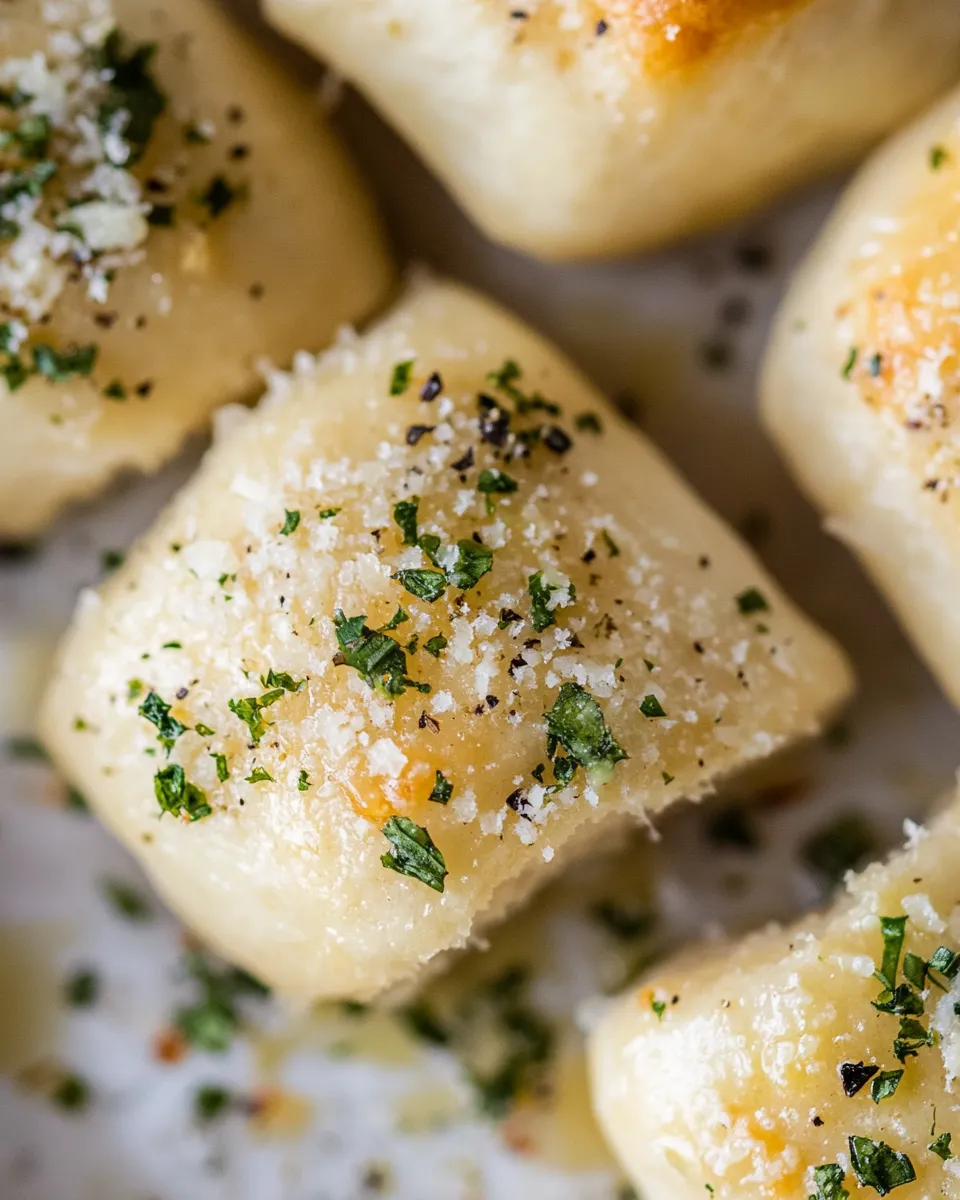 Fresh Garlic Butter Pizza Dough Rolls. dish image