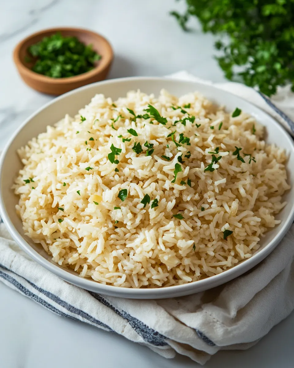 Classic Garlic Butter Rice recipe photo