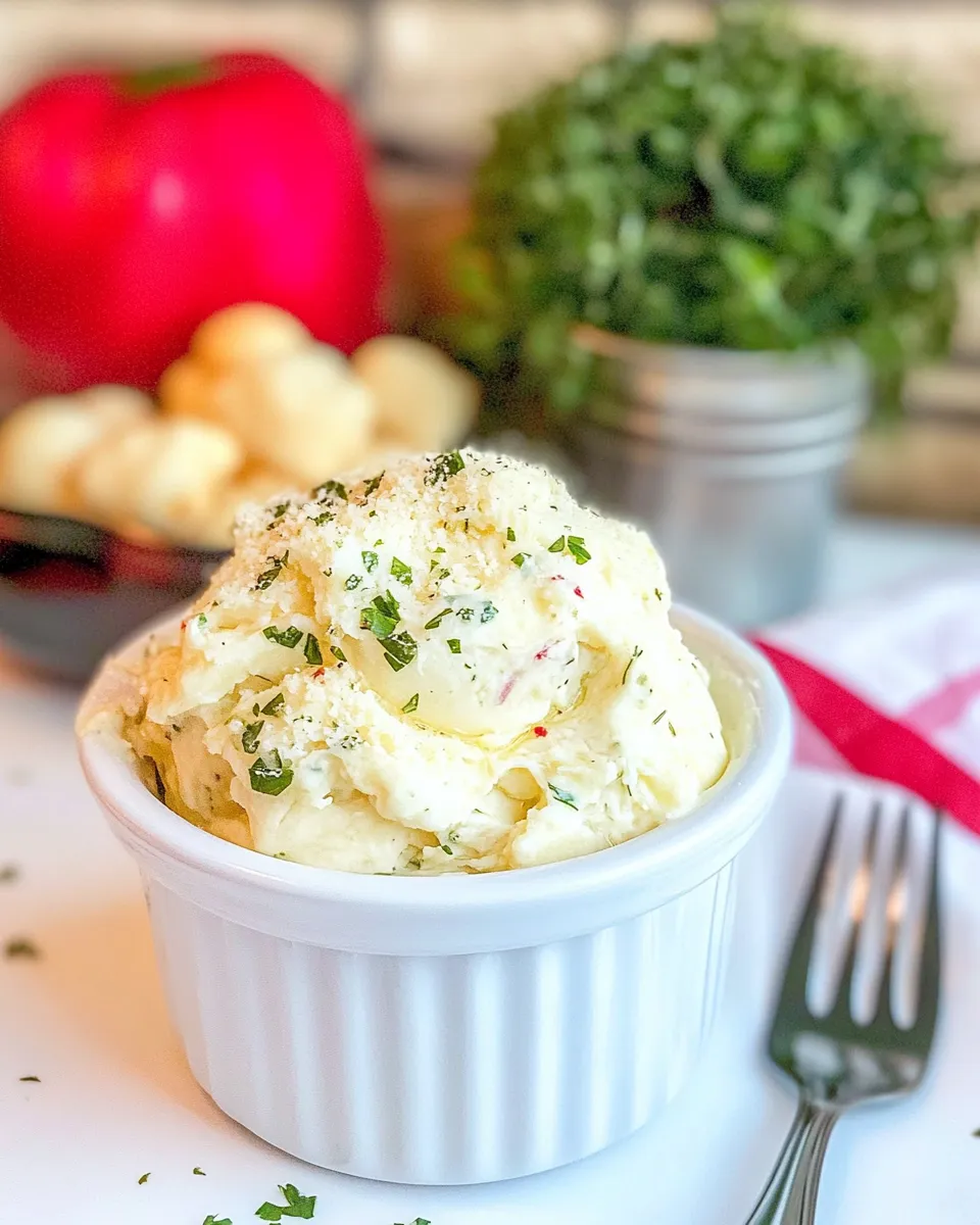 Delicious Garlic Parmesan Butter food shot