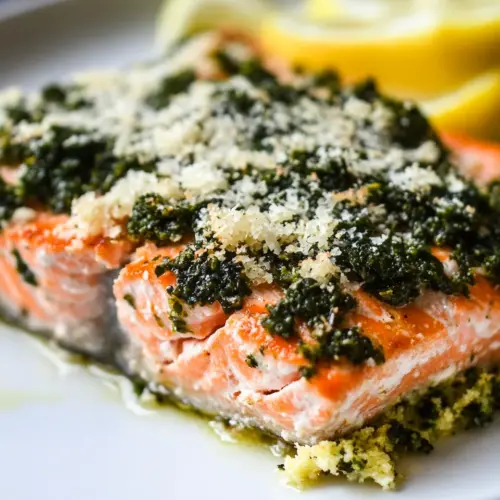 Homemade Garlic Parmesan Salmon photo