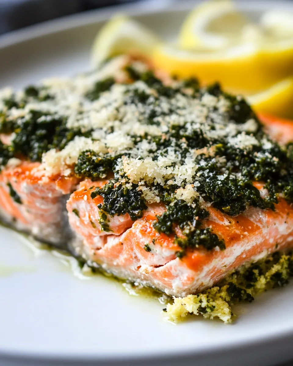 Homemade Garlic Parmesan Salmon photo