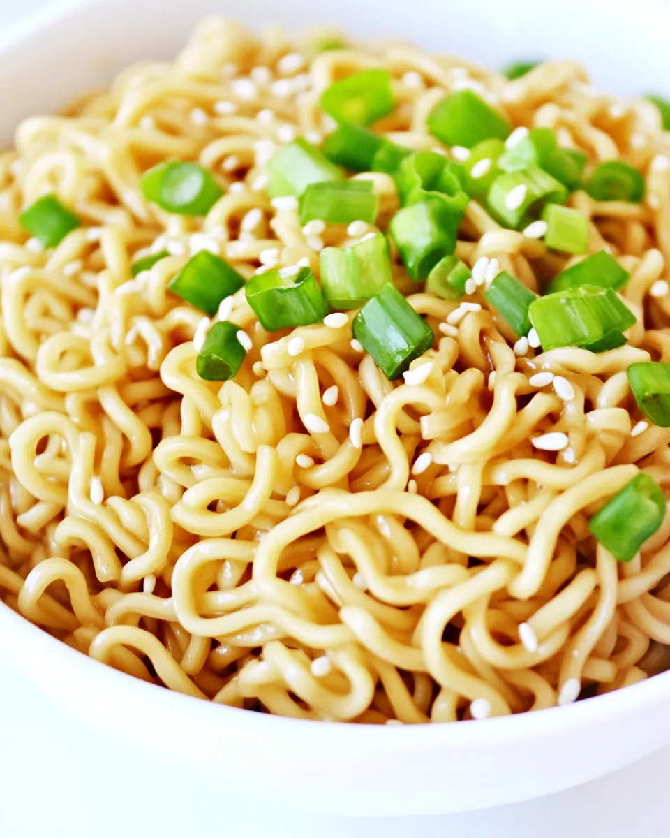 Easy Garlic Sesame Noodles photo