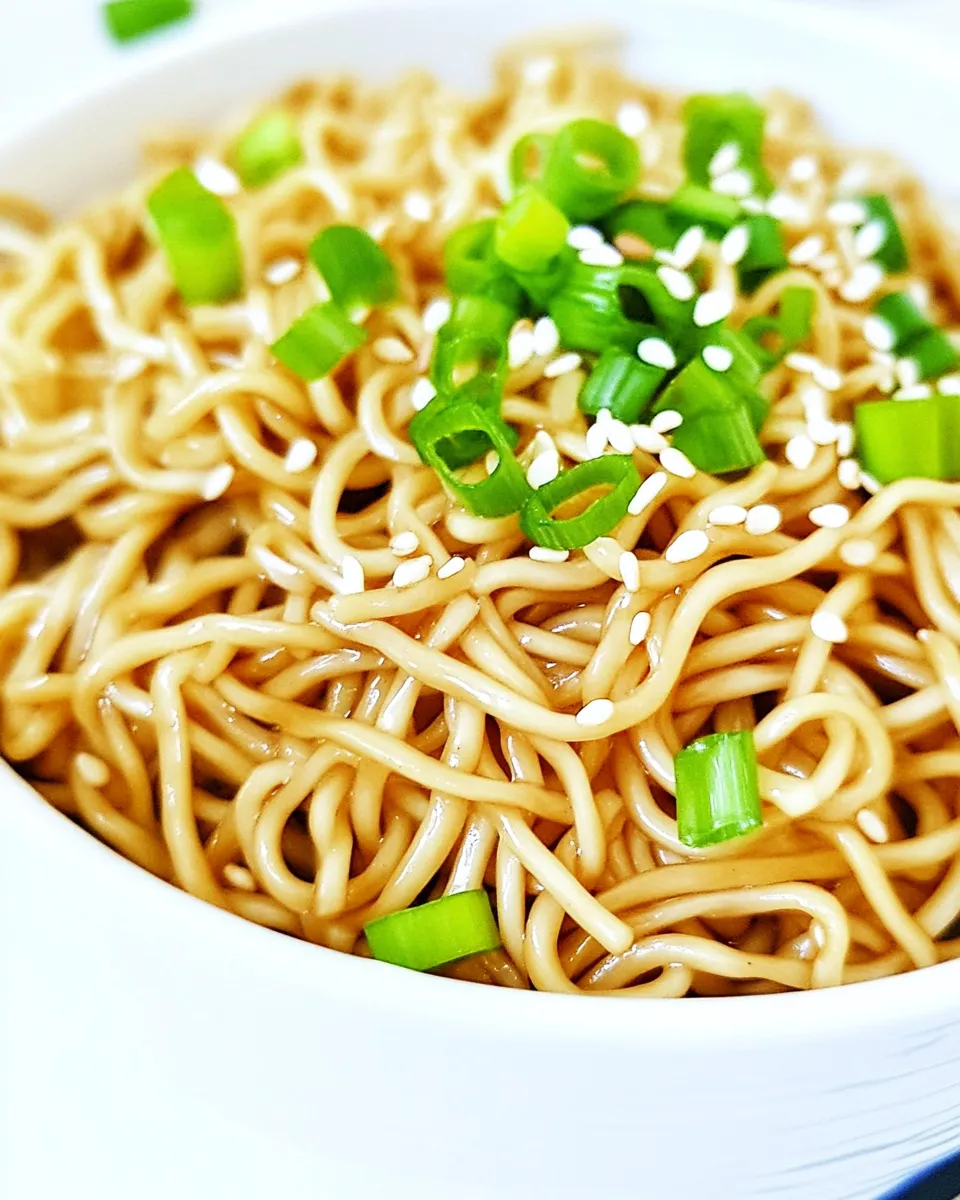 Delicious Garlic Sesame Noodles image