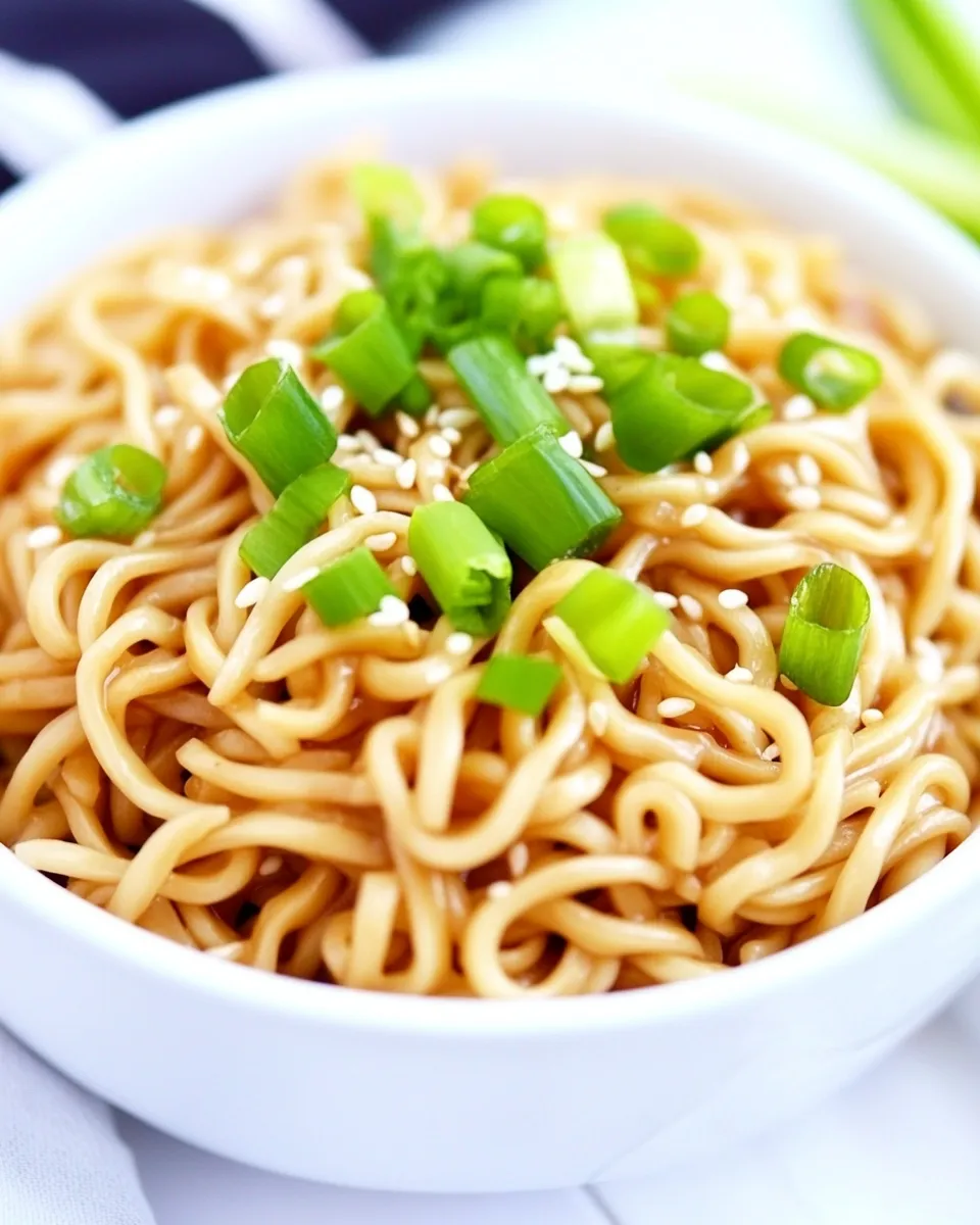 Quick Garlic Sesame Noodles recipe photo