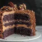 Homemade German Chocolate Cake (The Best Fan Approved Coconut Pecan Frosting) photo
