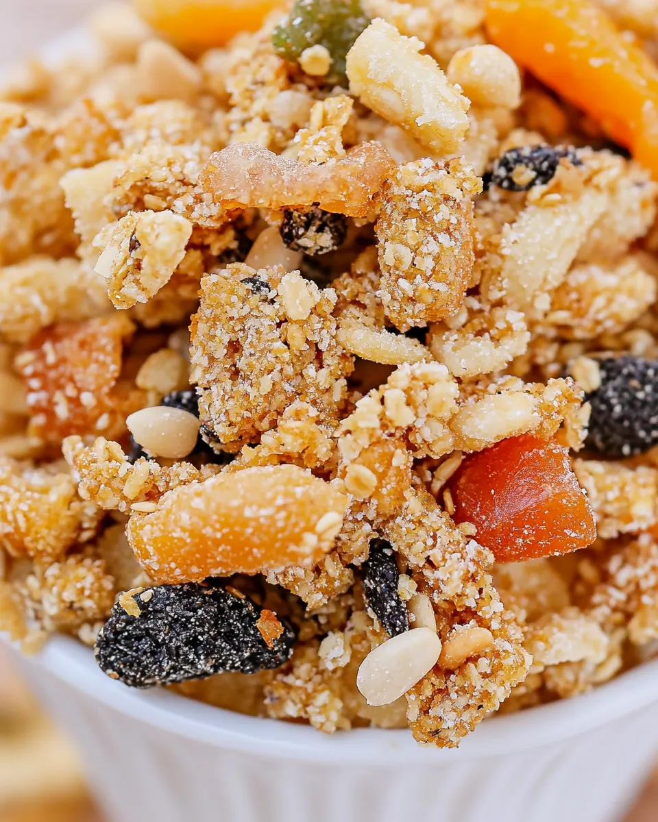 Delicious Ginger Sesame Trail Mix shot