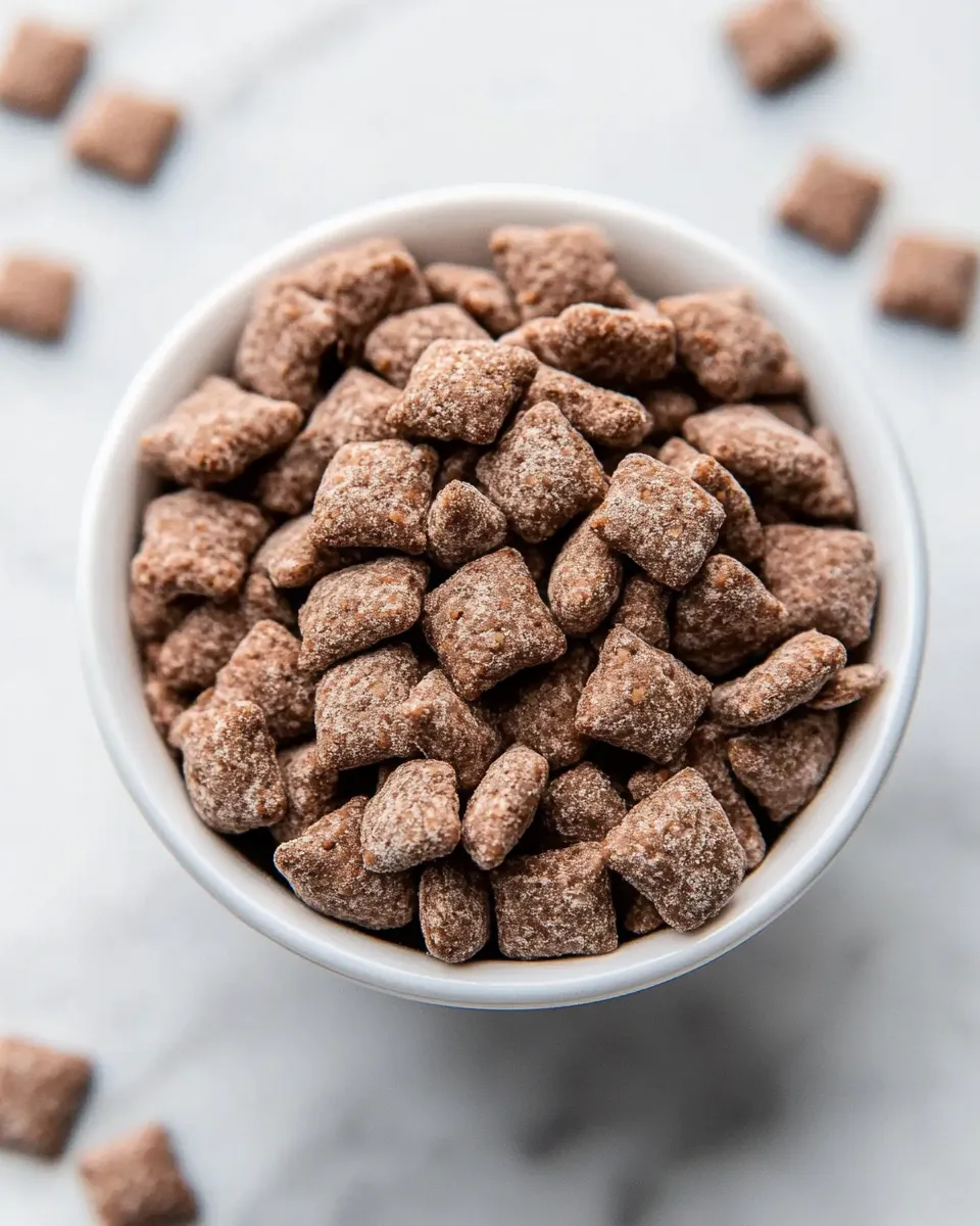 Easy Gluten-Free Protein Puppy Chow (Muddy Buddies) recipe photo