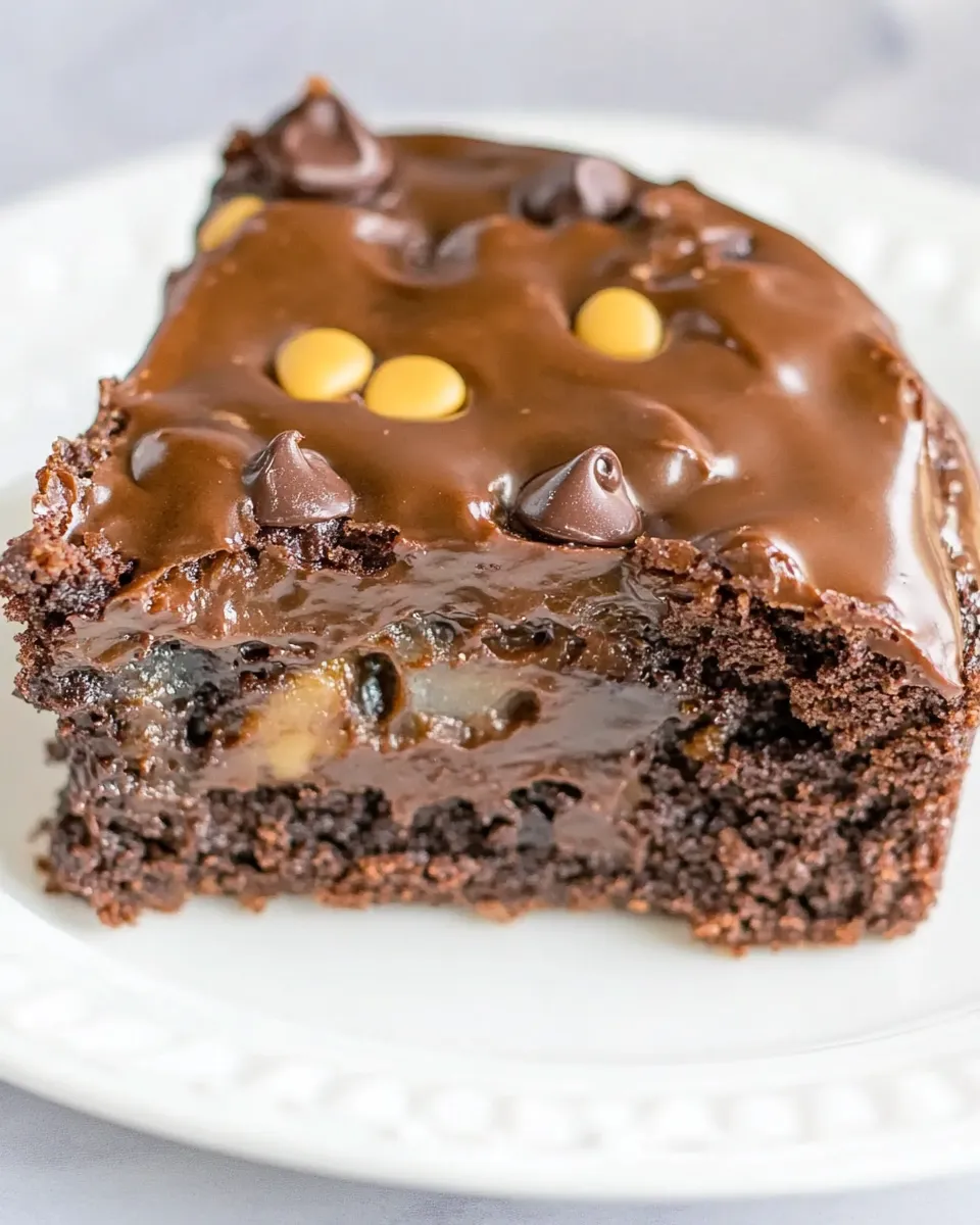 Easy Gooey Brownie Cake recipe photo