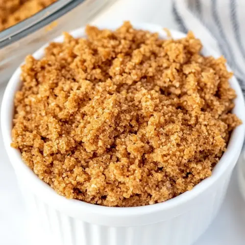 Homemade Graham Cracker Crumble Topping photo