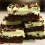 Easy Grasshopper Brownies photo