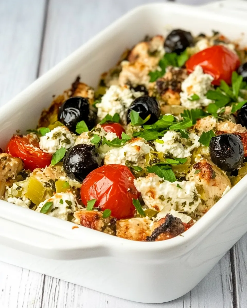 Easy Greek Chicken Bake recipe photo