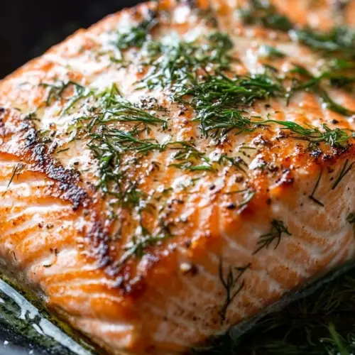 Easy Greek Salmon with Lemon and Dill recipe photo
