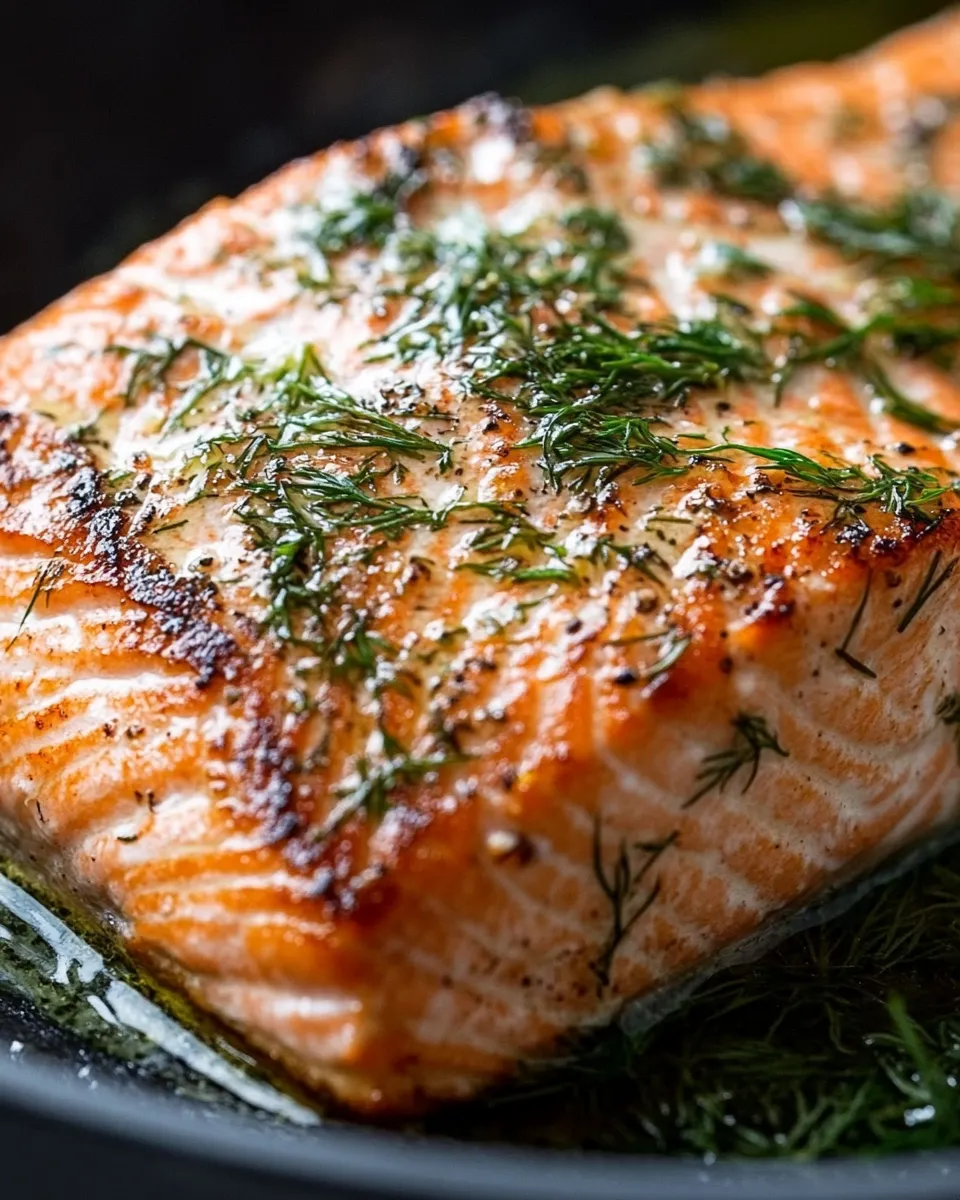 Easy Greek Salmon with Lemon and Dill recipe photo