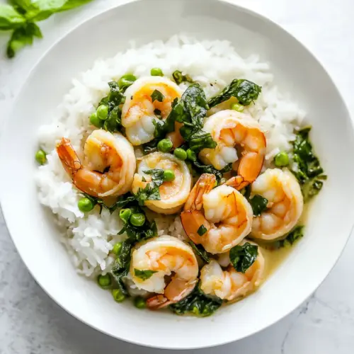 Homemade Green Curry Shrimp photo