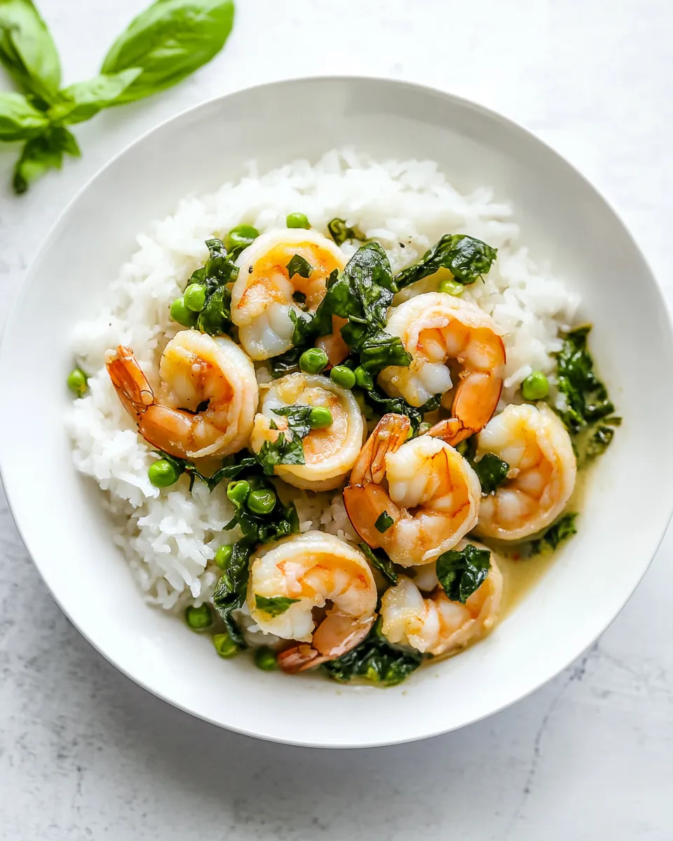 Homemade Green Curry Shrimp photo