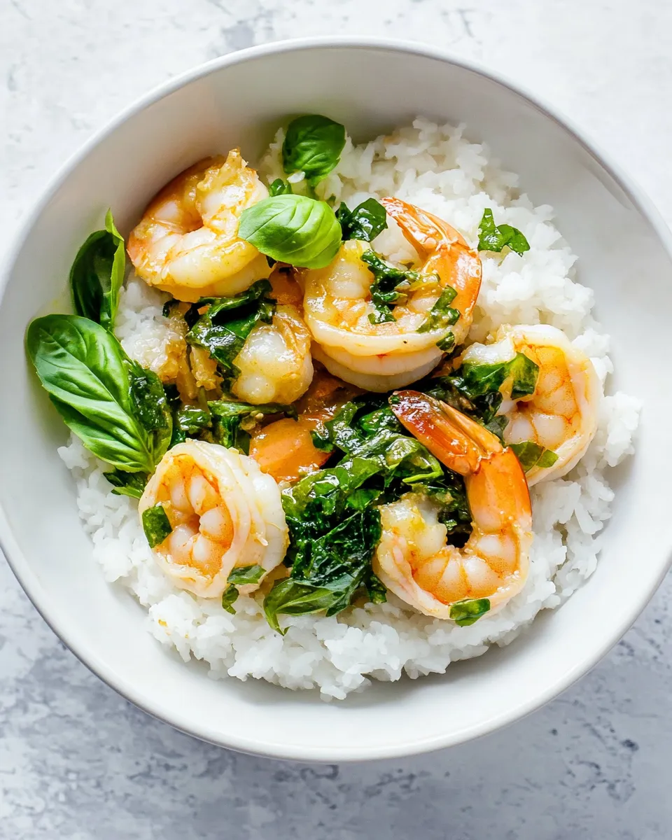 Easy Green Curry Shrimp recipe photo