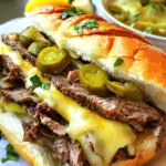 Homemade Grilled Cheese Steak Sandwich photo
