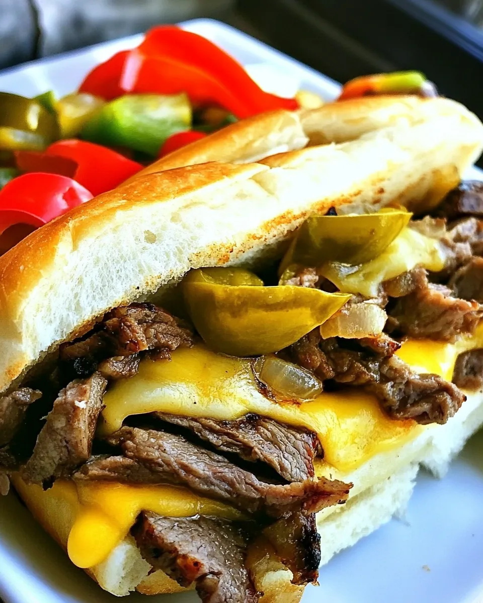 Easy Grilled Cheese Steak Sandwich recipe photo