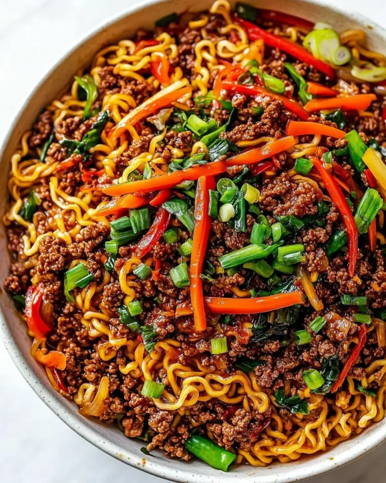 Homemade Ground Beef Ramen photo