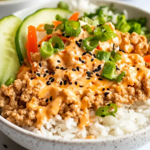 Homemade Ground Turkey Rice Bowls photo