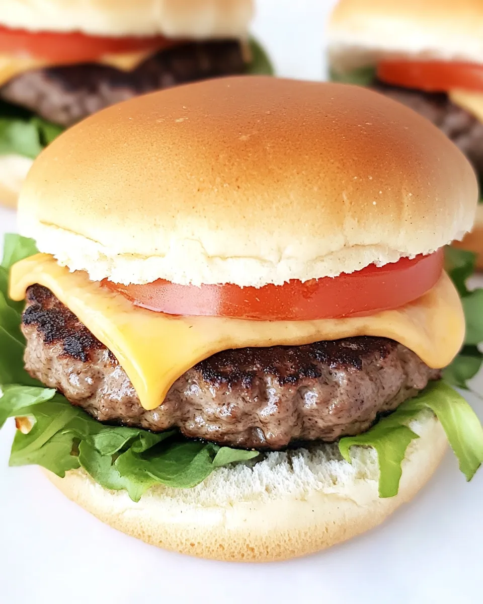 Classic Hamburgers in the Oven image