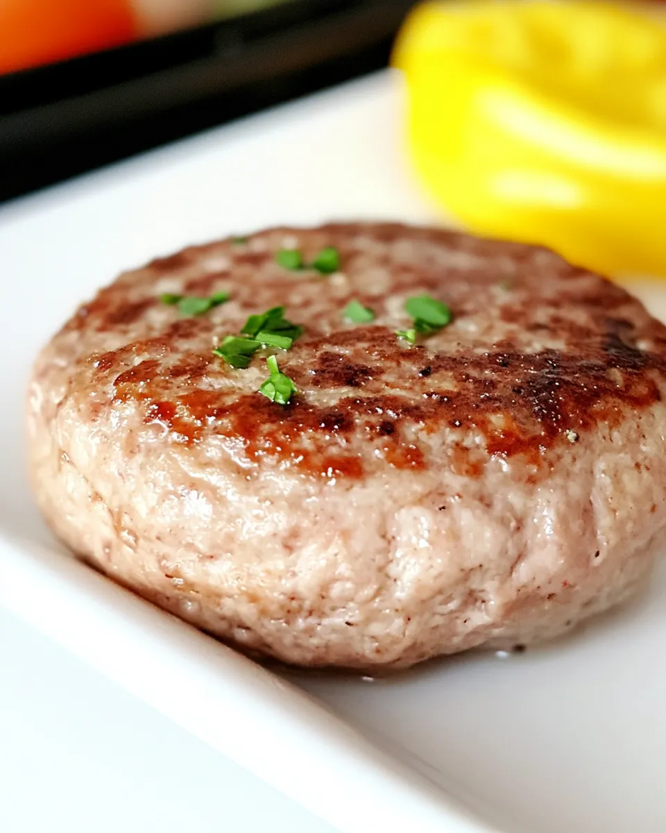 Delicious Hamburgers in the Oven shot