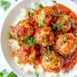 Homemade Harissa Chicken Meatballs photo