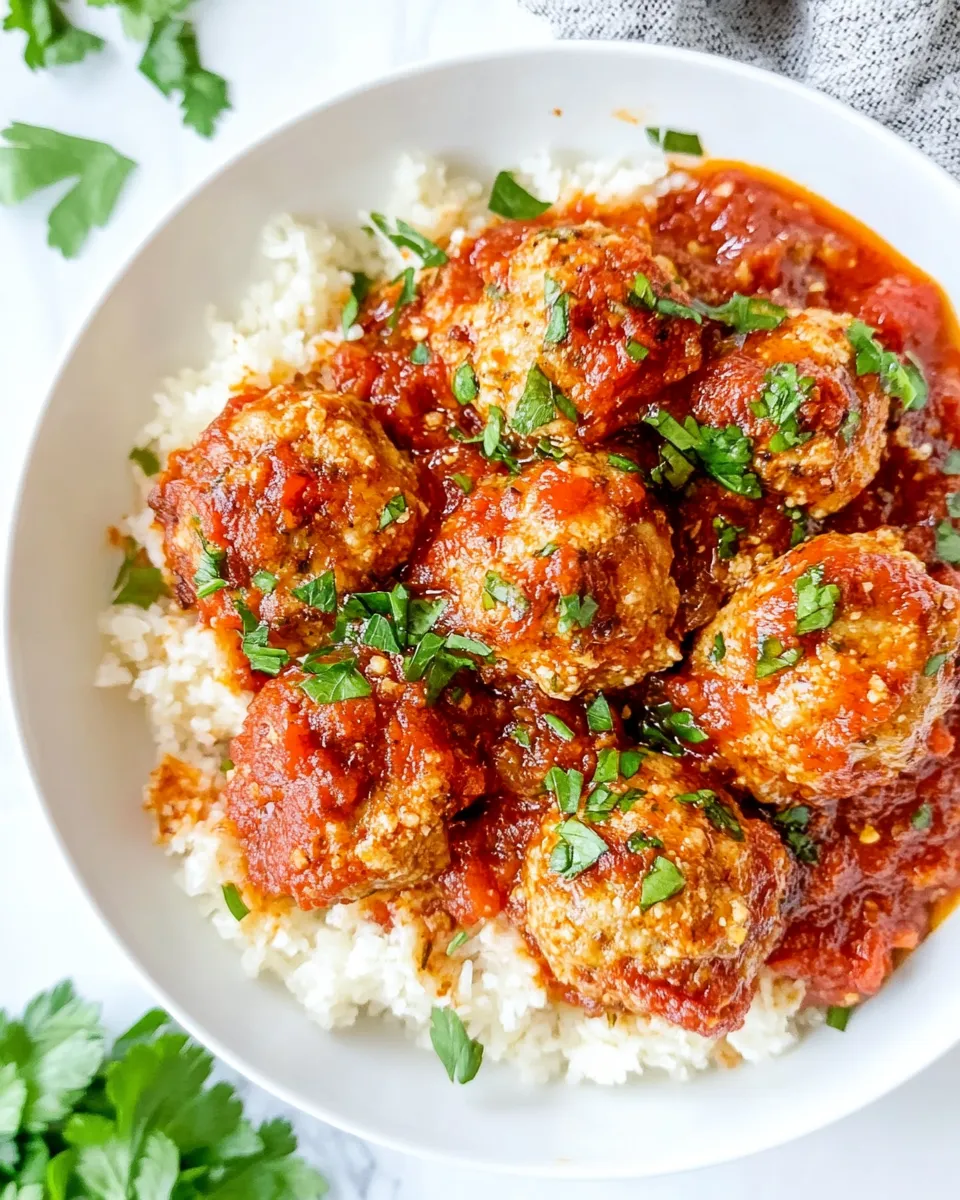 Homemade Harissa Chicken Meatballs photo
