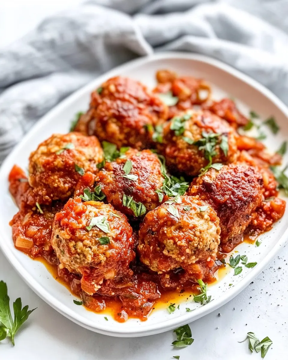 Easy Harissa Chicken Meatballs recipe photo