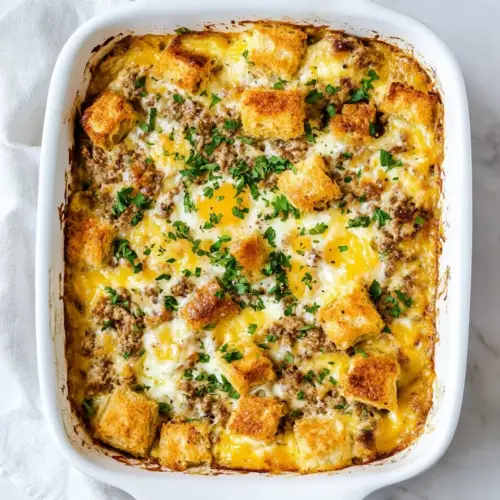 Homemade Hawaiian Roll Breakfast Casserole photo